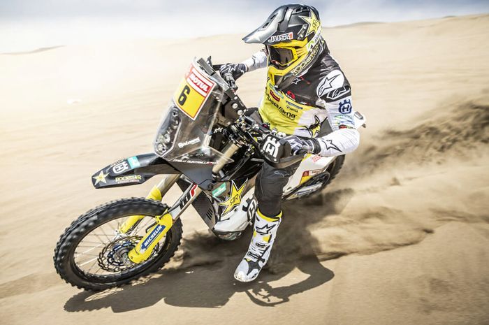 Pablo Quintanilla menjadi antalan tim Rockstar Energy Husqvarna Factory Racing di Reli Dakar 2019