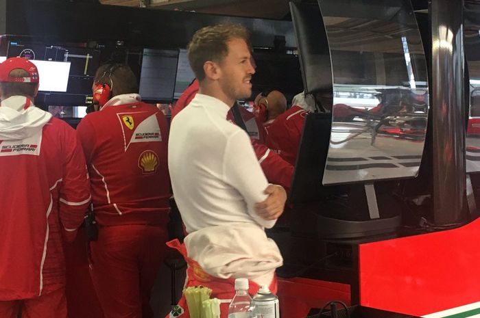 Tim Ferrari kurang percaya diri, Sebastian Vettel menyebut Ferrari memiliki tenaga bagus di GP F1 Jepang ini