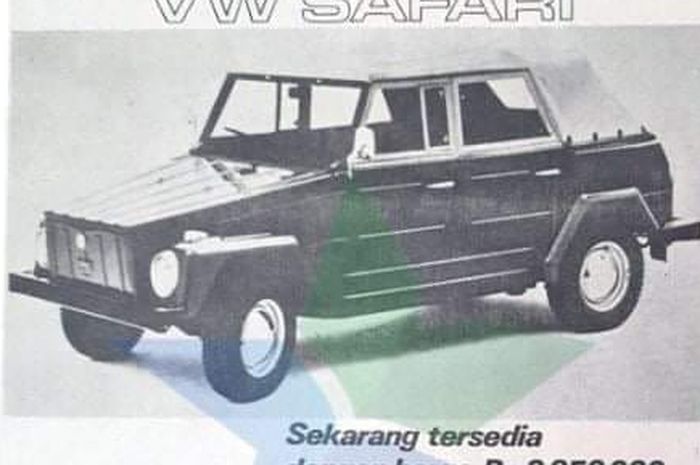 Harga VW Safari Camat di Jakarta pada 1970-an.