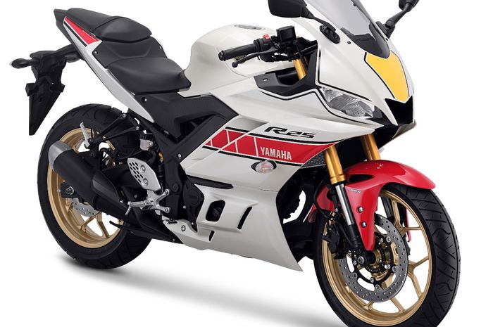 Yamaha R25 ABS dengan livery World Grand Prix 60th Anniversary