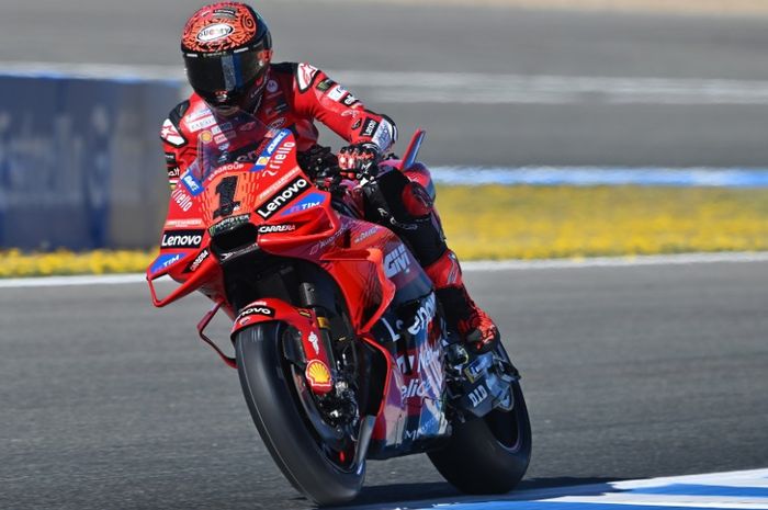 Kalahkan Marc Marquez, Pecco Bagnaia Menang MotoGP Spanyol 2024