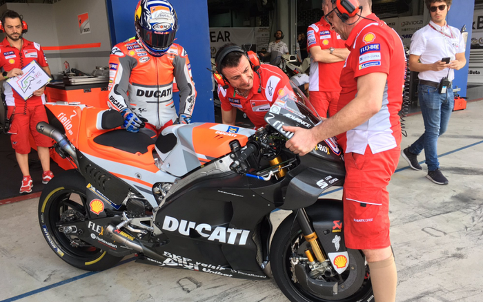 Fairing baru pertama Ducati di tes pramusim Buriram, Thailand