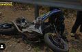 Identik Yamaha R25 Terpelanting, Hantam Pembatas, Terjun ke Jurang