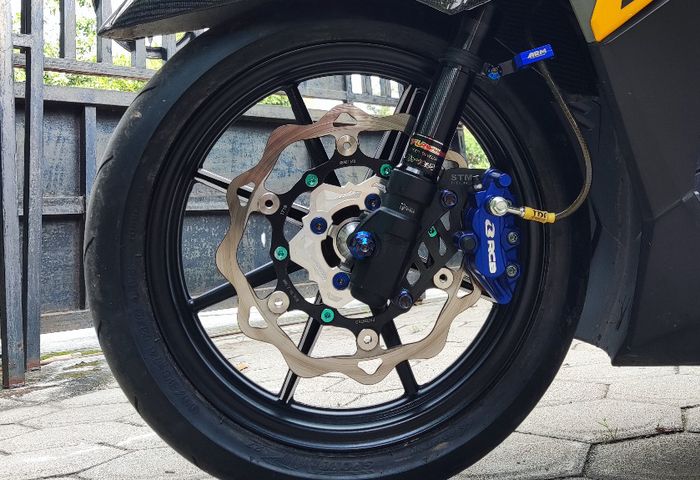 Pengereman Honda Vario 150 pasang kaliper rem RCB S1 dan diskbrake Galver