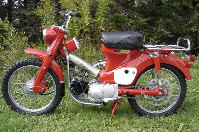 penampakan Honda Trail 90 CT200, bebek trail legendaris pendahulunya CT125 