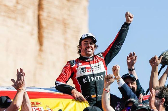 Fernando Alonso menunjukkan hasil yang memuaskan pada etape terakhir (17/1) Reli Dakar 2020