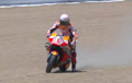 Marc Marquez Sempat Out di MotoGP Spanyol, Lakukan Save Luar Biasa Paksa Ban Slick Digeber di Gravel!