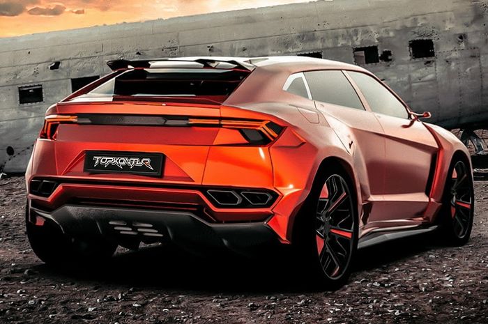 Lamborghini Urus dengan wide body kit