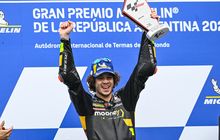 Marco Bezzecchi Masih Tak Percaya Bisa Menang Bareng Tim Valentino Rossi di MotoGP Argentina 2023