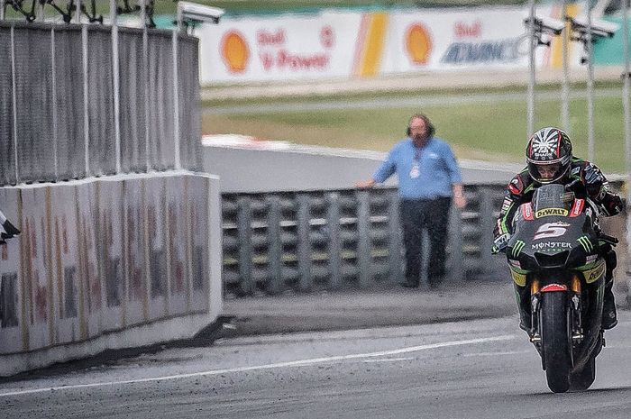 Johann Zarco sampat nggak dipercaya bisa meraih podium MotoGP Sepang lantaran lawan-lawannya berat banget