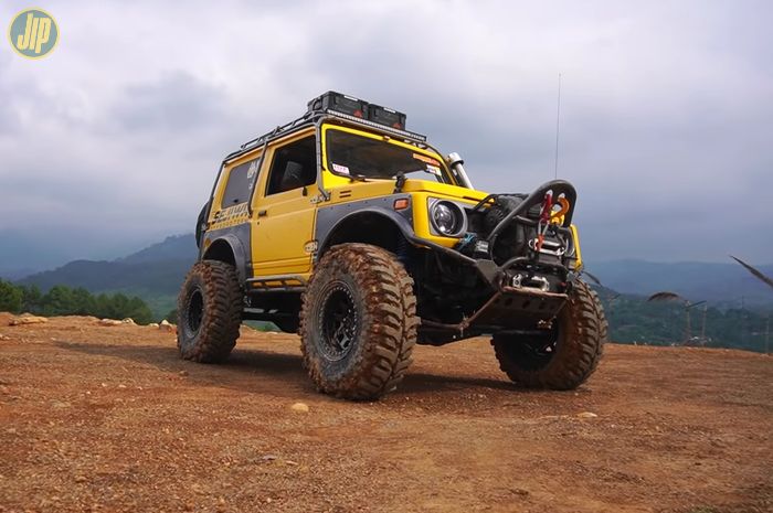 Modifikasi Suzuki Jimny gardan Cherokee