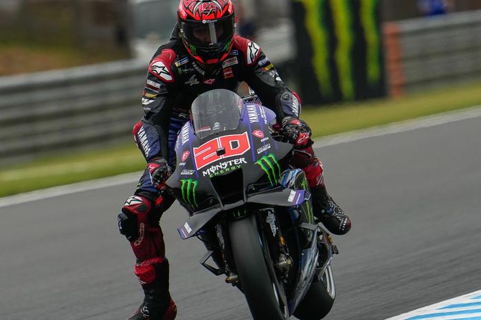 Tercecer di posisi belakang, Fabio Quartararo mengaku frustasi dengan hasil kualifikasi MotoGP Jepang 2022