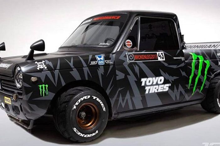 Honda N600 Ken Block dibuat jadi pikap