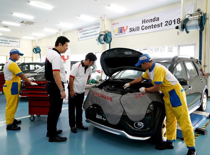 Ilustrasi. Bengkel resmi Honda