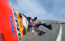 Crash di MotoGP Teruel 2020, Alex Marquez Tuding Johann Zarco Jadi Salah Satu Penyebabnya