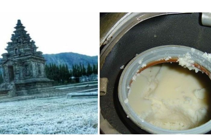 Ilustrasi, Fenomona BUn Upas bekukan bahan bakar mesin diesel