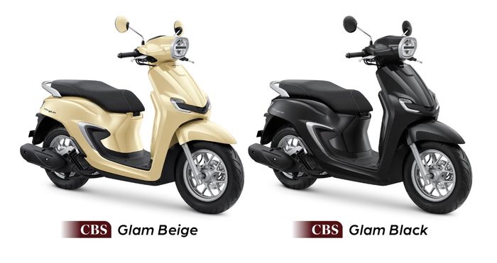 Warna Glam Beige dan Glam Black di tipe CBS