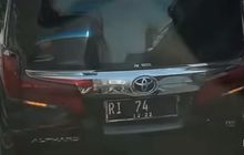 Toyota Alphard Nunggak Pajak, Plat Nomer Dinas Pejabat Negara Dirujak