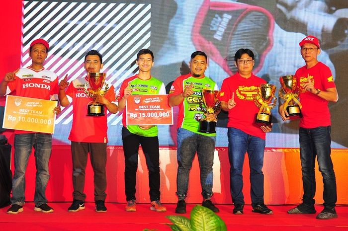 Penghargaan Best Team HDC 2018 dilakukan pada Honda Champion's Night di Hotel Sheraton Yogyakarta (21/10/2018)
