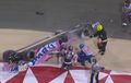 Usai Romain Grosjean yang Mobilnya Terbakar, Gantian Lance Stroll Crash Hingga Mobilnya Terbalik pada Awal Balapan F1 Bahrain 2020