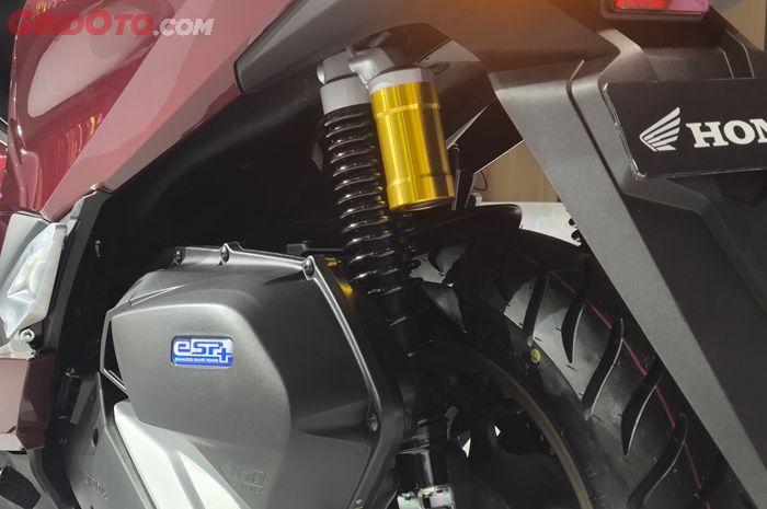 Ilustrasi sokbreker motor matic