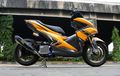 Yamaha Aerox 'Nungging', Silincer Knalpot Ada Dua, Gusur Box Filter