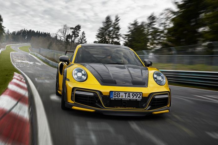 Modifikasi Porsche 911 Turbo S hasil garapan TechArt, Jerman