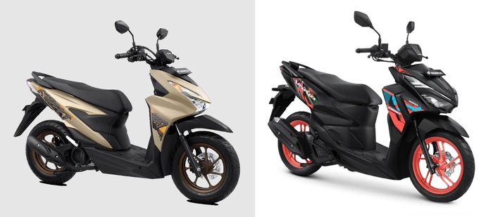 Beat Street dan Vario 125 Street sama-sama berkonsep setang tanpa cover