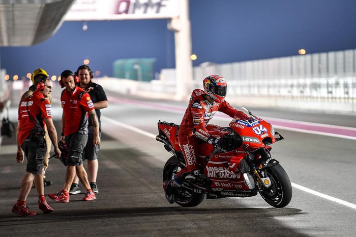 Andrea Dovizioso menilai faktor angin yang berhembus di lintasan telah mengganggu performanya pada hari terakhir tes Pramusim di Sirkuit Losail, Qatar