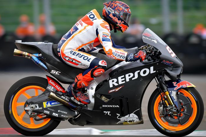 Marc Marquez menjadi pembalap tercepat, sementara Fabio Quartararo masuk 5 besar sementara tes pramusim MotoGP Indonesia 2022 hari ke-1 (siang)