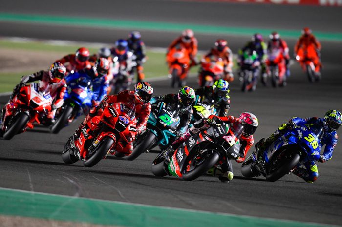 Siap-siap begadang lagi, nih jadwal lengkap balapan MotoGP Doha 2021 di Sirkuit Losail akhir pekan ini
