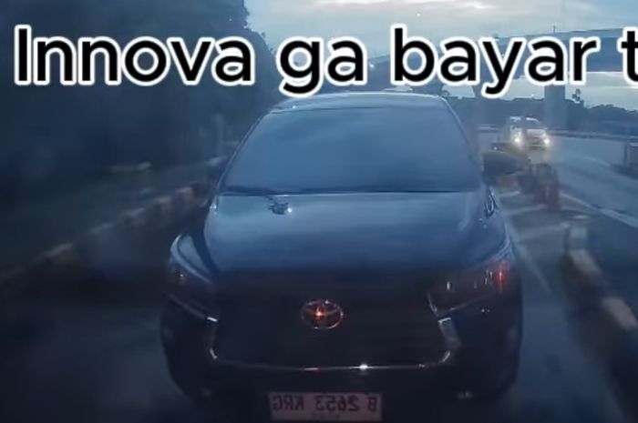 Innova gak bayar Tol