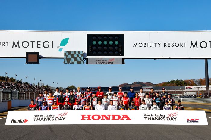 Banyak pembalap hadir di Honda Racing Thanks Day, dari Marc Marquez hingga Max Verstappen