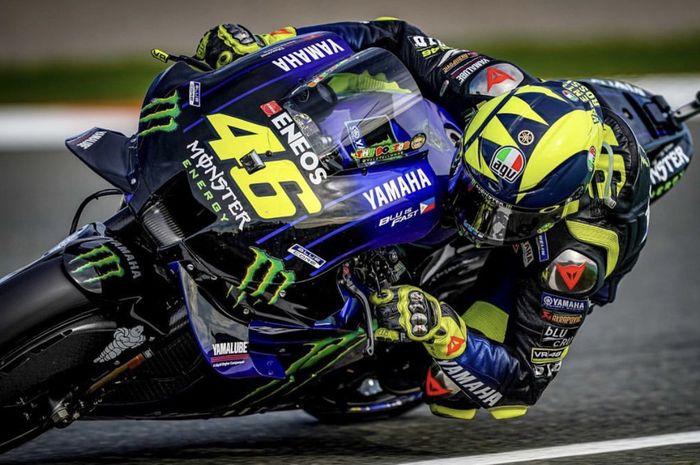 Tertinggal jauh di hari pertama gelaran MotoGP Valencia 2020, ini yang dikeluhkan Valentino Rossi saat tampil di sirkuit Ricardo Tormo