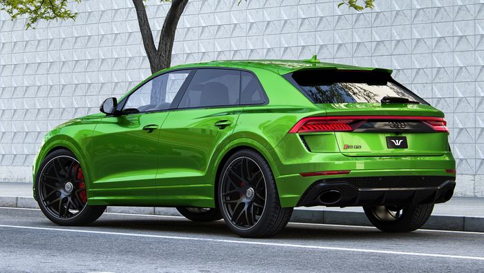 Tampilan belakang Audi Q8 RS hasil garapan Wheelsandmore