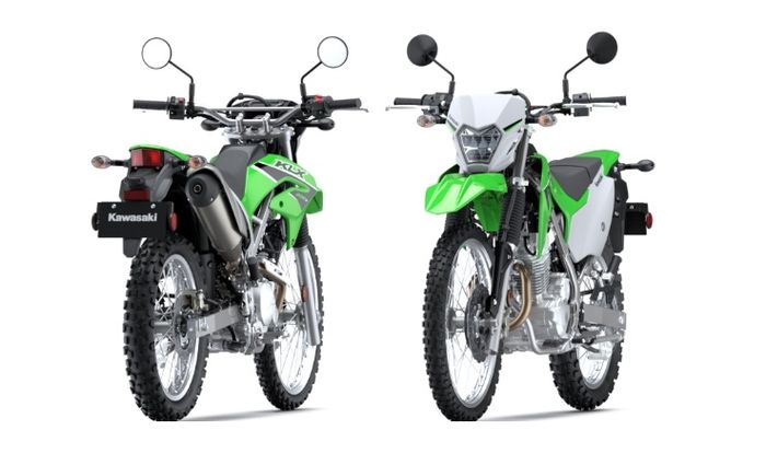 Pilihan warna Lime Green di KLX230 S 