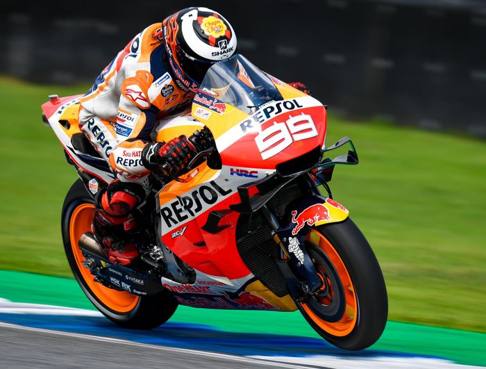 Pembalap Repsol Honda, Jorge Lorenzo, mengaku enggan mematok target terlalu tinggi di MotoGP Jepang 2019 