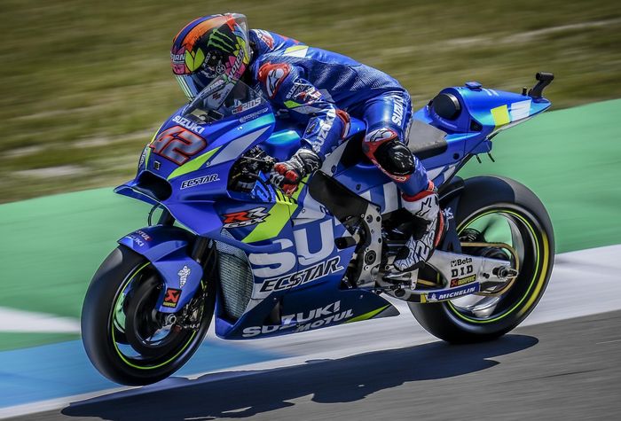 Pembalap Suzuki Ecstar, Alex Rins mengaku sudah cukup puas dengan performa GSX-RR di paruh pertama musim 2019