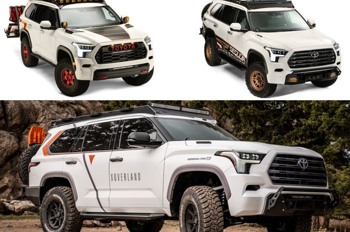 Modifikasi Toyota Sequoia bergaya off-road yang mejeng di ajang SEMA Show 2022