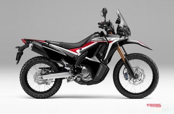 Warna hitam baru di Honda CRF250 Rally tipe LD