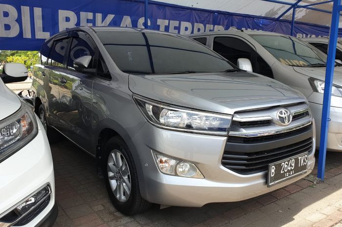 Spesifikasi dan Kisaran harga Toyota Kijang Innova G Diesel tahun 2018 seken.