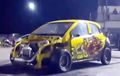 Video Honda Brio 'Galak' Tanpa Kap Mesin dan Bumper Depan, Trek 402m Tuntas 11,4 Detik Saja
