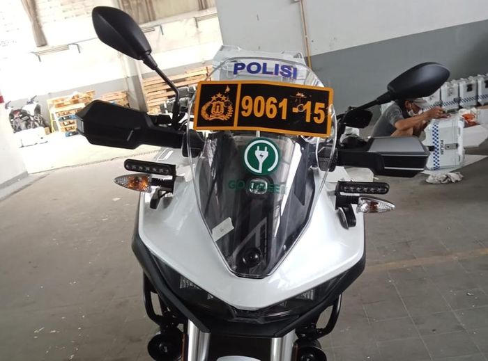 Motor listrik Zero Motorcylce DSR/X korlantas Polri