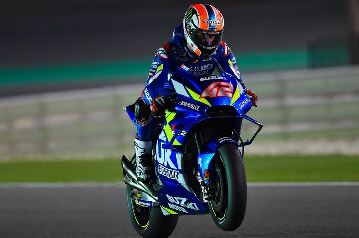 Alex Rins hanya menduduki posisi 11 pada hari terakhir uji coba pramusim MotoGP Qatar di Sirkuit Losail