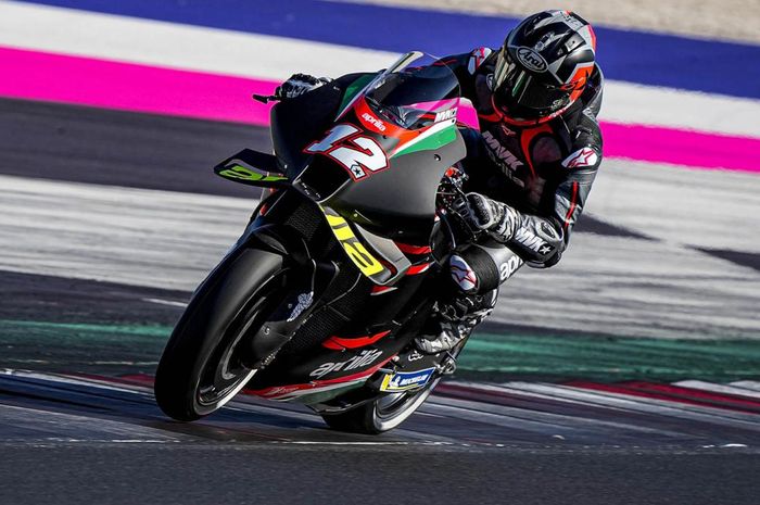 Pabrikan Aprilia percaya diri bahwa Maverick Vinales bisa menjadi salah satu kandidat kuat juara dunia MotoGP 2023