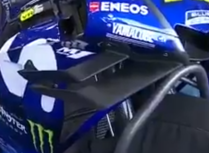 Aero fairing baru Valentino Rossi di FP2 MotoGP Thailand 2018