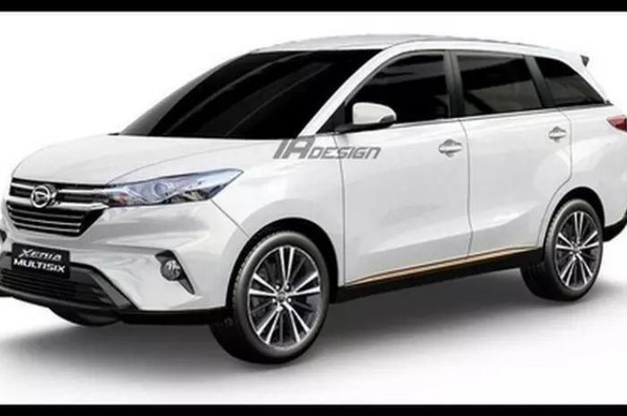 Renderan Daihatsu Xenia baru yang terinspirasi dari mobil konsep DN Multi Six