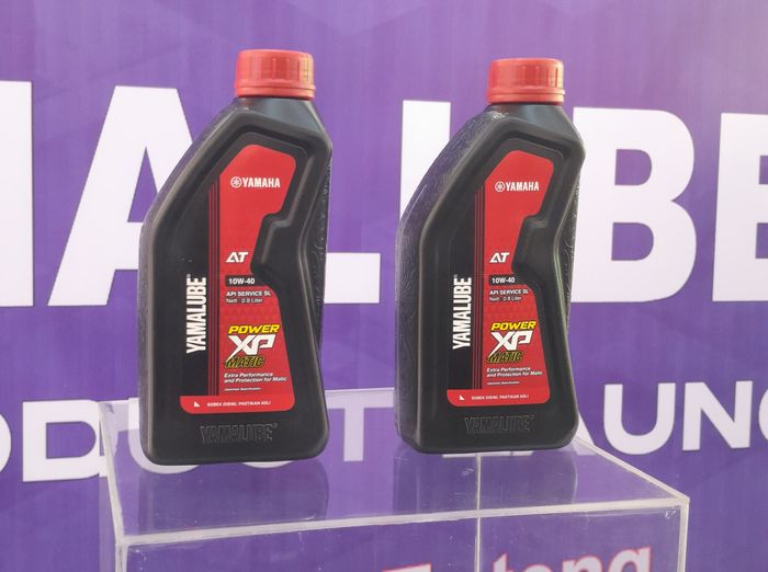 Yamaha resmi meluncurkan Oli baru Yamalube Power Matic XP di Pekan Raya Jakarta (PRJ), Kemayoran, Jakarta Pusat, Sabtu (28/6/2025).