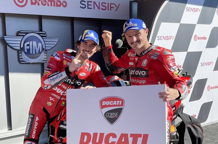 Francesco Bagnaia Bawa Ducati Jadi Juara Konstruktor di MotoGP 2021 usai menang di MotoGP Algarve 2021