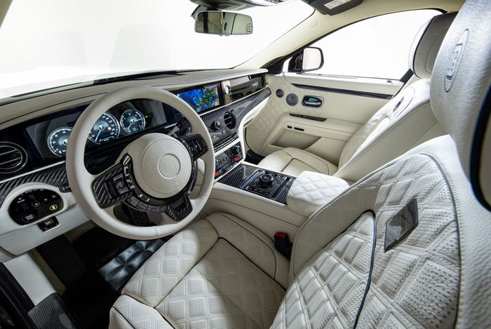 Tampilan kabin berkelas modifikasi Rolls-Royce Ghost garapan Brabus